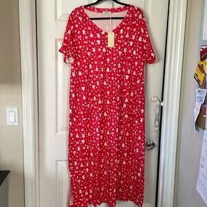 NEW Ekouaer Christmas Pajama gown